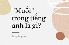 Dưa Muối Tiếng Anh Là Gì